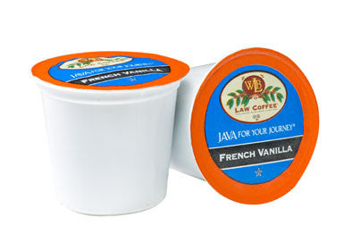 Two French Vanilla Single Serve Coffee Cups.