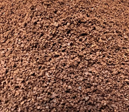 a pile of roasted and ground mexican alturra coffee.